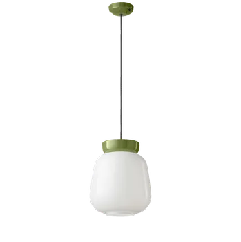 Ferroluce Závěsné svítidlo CORCOVADO, ∅ 29 cm, 1xE27 Barva: Zelená