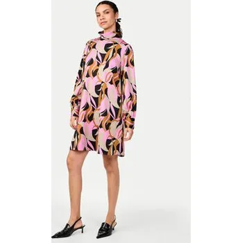 Dámské šaty YAS Každodenní šaty Cilea 26035391 Šedá Relaxed Fit XS