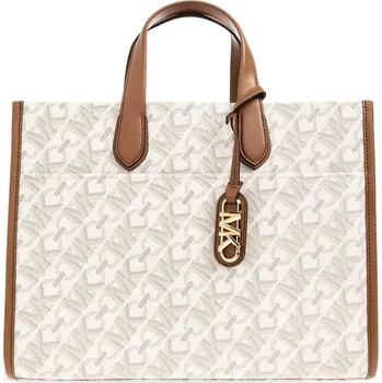 Michael Michael Kors Gigi Large Empire Signature Logo Tote vanilla