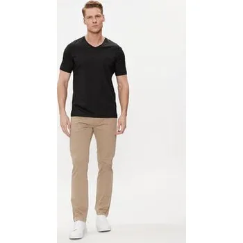 Pánská móda Calvin Klein T-Shirt Smooth K10K112507 Černá Regular Fit XS