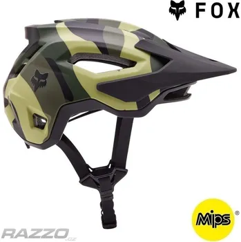 Cyklistická přilba MTB helma Fox Speedframe Helmet Camo Green Camo 2024 S