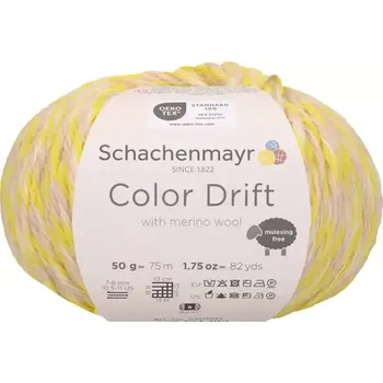 Příze Schachenmayr Color Drift 87 Krémovožlutá (Merino Color Drift 87 Sunrise)