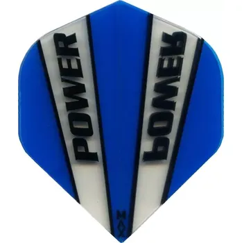 Příslušenství pro šipky McCoy letky Power Max No.2 Blue & Clear
