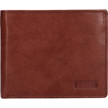 Pánská peněženka LAGEN kožená W-8154 hnědá BRN