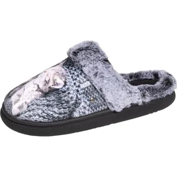 Dámské pantofle Domácí pantofle s potiskem koček šedá 40