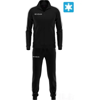 Souprava GIVOVA FELPA REVOLUTION, barva 1009 černá - šedá, velikost 3XL