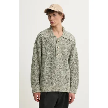 Pánský svetr Vlněný svetr Nanushka DELIER NU24PFSW00699 zelená 70M, vel. M