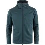 Pánská mikina Fjällräven Abisko Grid Fleece Hoodie M Velikost: M / Barva: modrá