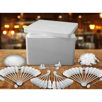 Tepelná izolace Suchyled CZ & SK Suchý Led 15kg s Termoboxem + 40 ks COOGGY míchátko - Nugety 16 mm