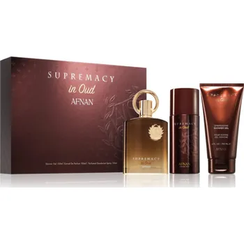 Parfém Afnan Supremacy In Oud parfémovaná voda 100 ml + Afnan Supremacy In Oud parfémovaný sprchový gel 150 ml + Afnan Supremacy In Oud deodorant 150 ml