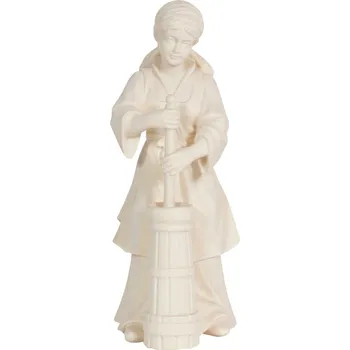 Vánoční dekorace Ornatis Žena s máselnicí Provedení: Přírodní bez malování, Velikost stojících figur dospělých postav: 8 cm