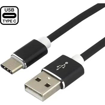 Datový kabel Kabel USB-C EverActive 3A 1.5m černý