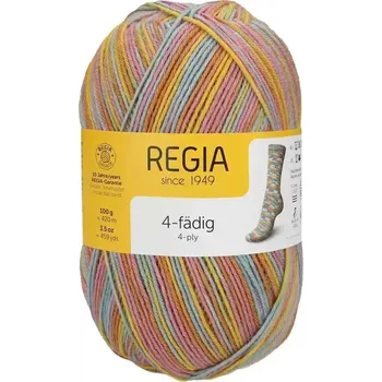 Příze Regia 4-Ply Color 1289 jukebox color (Ponožková příze Regia 1289 jukebox color)