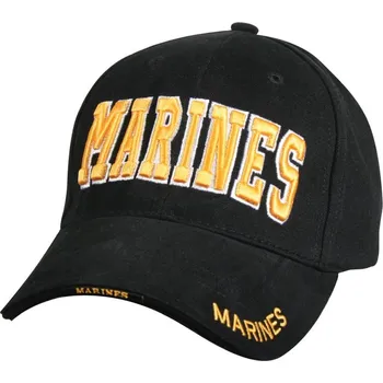 Pokrývka hlavy ROTHCO Čepice DELUXE MARINES baseball ČERNÁ