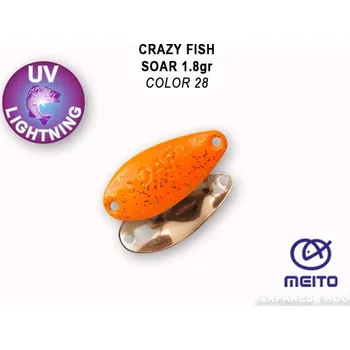 Umělá nástraha Plandavka Crazy Fish Soar 25mm 1,8g color 28
