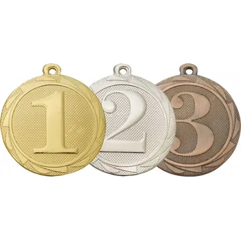 Medaile číslice ME301 Barva: bronz, Průměr: 4,5 cm