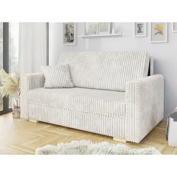 Pohovka Dvoumístná rozkládací pohovka PENN 2 - smetanová