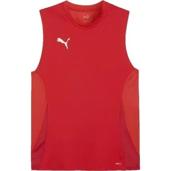 Pánské tričko Tričko Puma Teamgoal Sleeveless Jersey červená