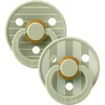 BIBS Dudlíky STUDIO Sage Mix velikost 1, přír. kaučuk 2ks