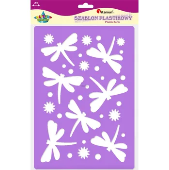 Plastová šablona, VÁŽKY, A4, 1 kus