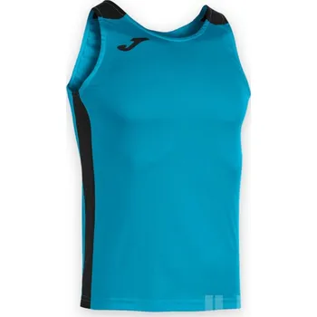 Běžecké oblečení Dres JOMA RECORD II, barva tyrkysová - černá, velikost XS