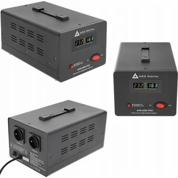 Měnič napětí AZO digitální stabilizátor napětí AVR-2000 PRO 2000VA / 1200W