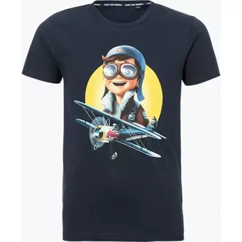 Dětská móda Red Bull dětské tričko The Flying Bulls tmavě modré - 152 cm