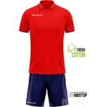 Komplet GIVOVA STREET, barva 1204 červená - tmavě modrá, velikost 3XS