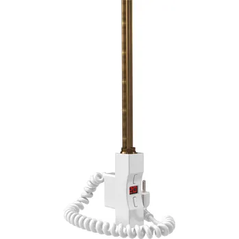 Topná tyč BPS-koupelny G+K Elektrické topné těleso s WiFi a dálkovým ovládačem (300 - 1200 W) Barva: Bílá, Výkon (W): 300