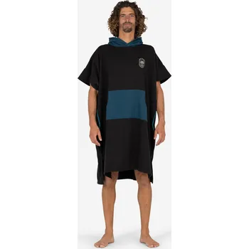 Pláštěnka DECATHLON Surfařské pončo 500 ČERNÁ