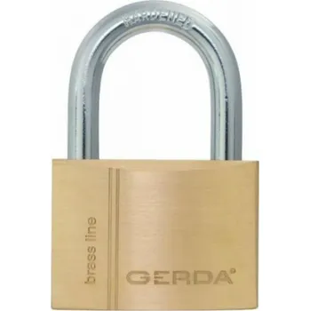 Visací zámek Gerda MOSAZNÝ ZÁMEK GERDA 30mm 2 ks. BLISTER SE 6 KLÍČI