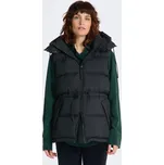 VESTA GANT MID LENGTH DOWN VEST EBONY BLACK
