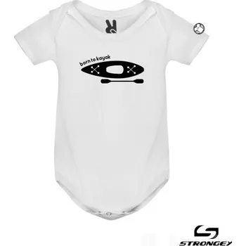 Kojenecký body Body STRONGEY BORN TO KAYAK, velikost 12 měsíců