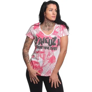 Dámské tričko Dámské triko Yakuza Mesh Rose 24132 white velikost: S