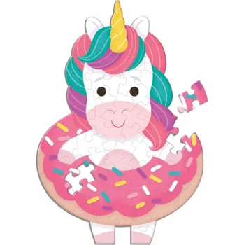 Puzzle Mudpuppy Puzzle Barevný jednorožec s vůní 48 dílků