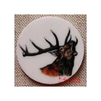 Jelen, myslivost magnet nebo placka - Klips + špendlík