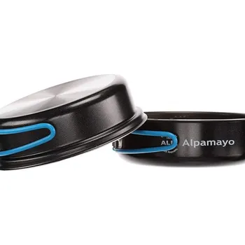 Kempingové nádobí ALB Campingová sada Alpamayo pro 1osobu, PTFE