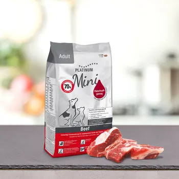 Krmivo pro psa Platinum MINI Adult Beef - Hovězí granule pro psy 2,7 kg