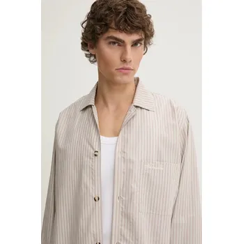 Košile Nanushka JELMER NM24PFSH02475 béžová 01X, vel. M