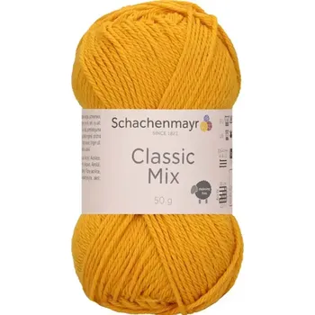 Příze Schachenmayr Classic Mix 20 Žlutá (Směsová příze Classic Mix 20 Sunflower)