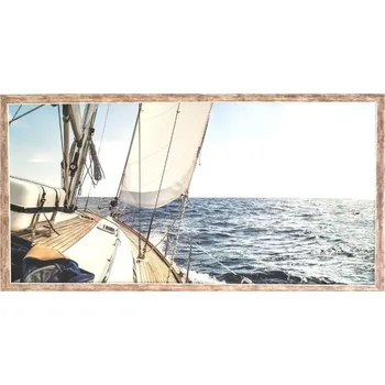 Obraz Bondecor Obraz v rámu tisk na papír lepený na MDF desku, 50x100 cm, 11-Cestování