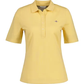 Dámská košile POLOKOŠILE GANT SLIM SHIELD SS PIQUE POLO DUSTY YELLOW