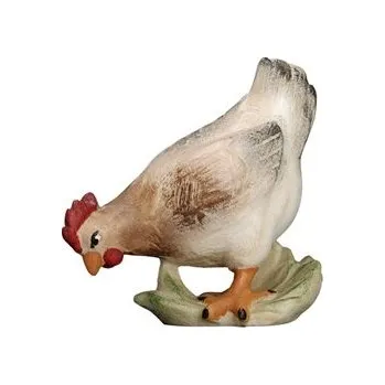 Vánoční dekorace Ornatis Slepička zobající Provedení: Malované, Velikost stojících figur dospělých postav: 13 cm