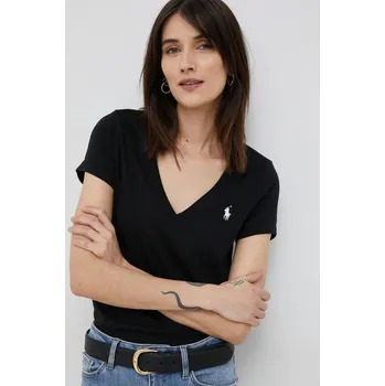 Pánské tričko Bavlněné tričko Polo Ralph Lauren 211902403 černá 99X, vel. XXS
