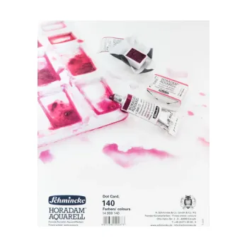 Speciální výtvarná barva Testovací Dot Card akvarelové barvy Schmincke Horadam 140 odstínů (Testovací Dot Card akvarelové barvy Schmincke Horadam 140 odstínů)