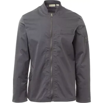 Gastro oděv PAYPER BOSS Pánský kuchařský rondon na zip - šedá ocel XL