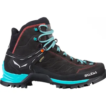 Dámská treková obuv Dámská outdoorová obuv Salewa WS MTN Trainer Mid GTX Magnet/Viridian Green UK 8