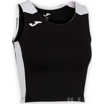 Běžecké oblečení Dámský top JOMA RECORD II, barva černá - bílá, velikost XS