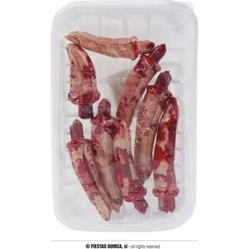 Guirca 8 useknutých zakrvavených prstů