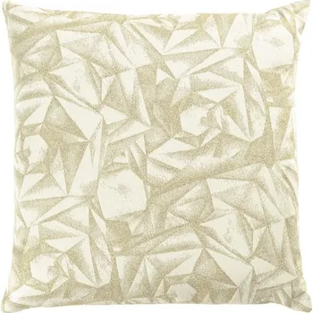 Povlak na dekorativní polštářek Vánoční potah na polštář Diamanti 40x40 cm bílo-zlatý, Sander